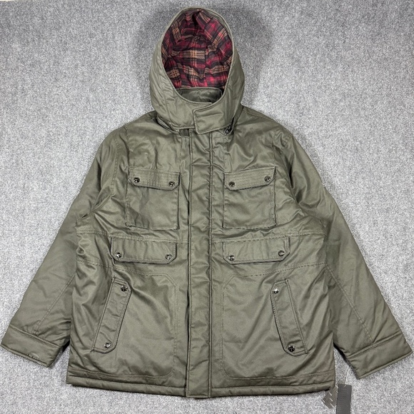 Vintage COOGI Australia Military Tactical Heavy Puffer Jacket Dark Gray Mens 4XL - Picture 1 of 16